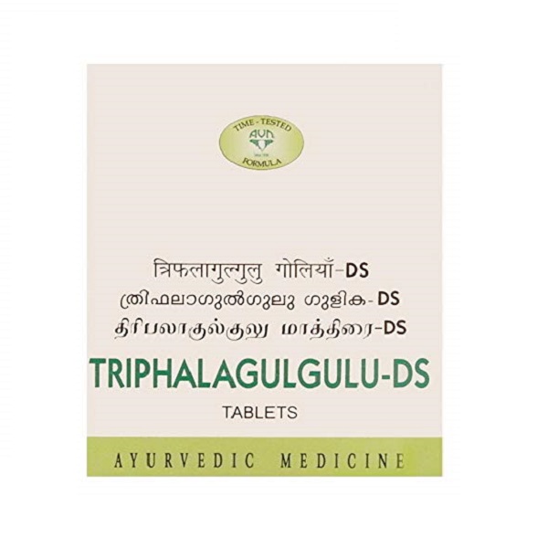 AVN Triphala gulgulu DS Tablets 120 tablets For Weight Loss, Piles, Fistula, Hemorrhoids