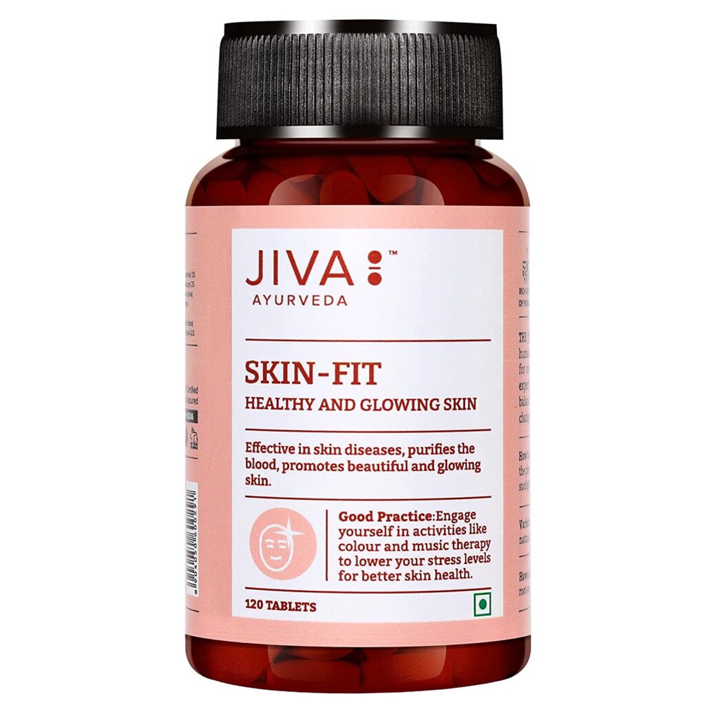 JIva Ayurveda Skin Fit (120 Tablets) For skin diseases like Eczema and