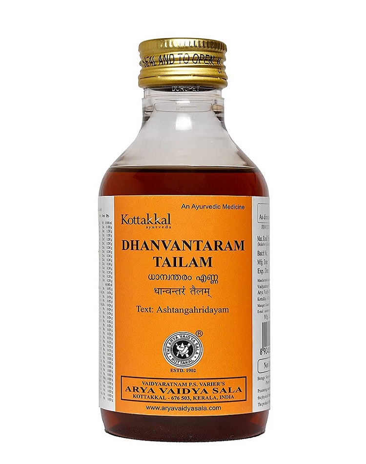 Kottakkal Ayurveda Dhanvantaram Tailam 200ml For muscle, ligament