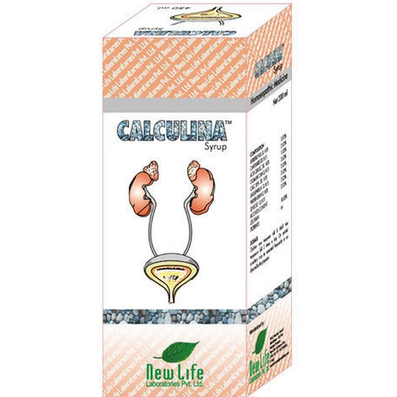 New Life Calculina Syrup (100ml) For Renal Calculi, Colic pain, Urinary
