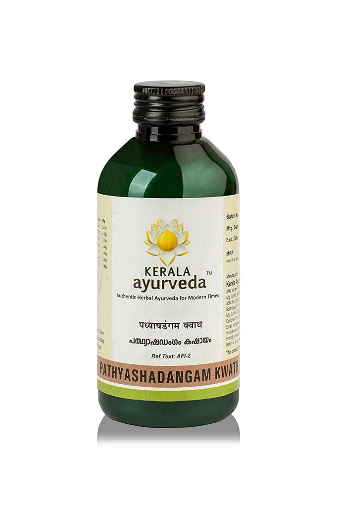 Kerala Ayurveda Pathyashadangam Kwath 200 ml for toothache, ear pain