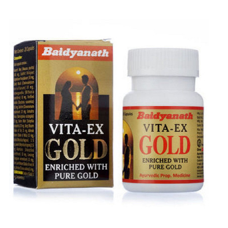 Baidyanath Vita Ex Massage Oil Benefits In Hindi Baidyanath Vita Ex Gold (20caps) - The MG Shop