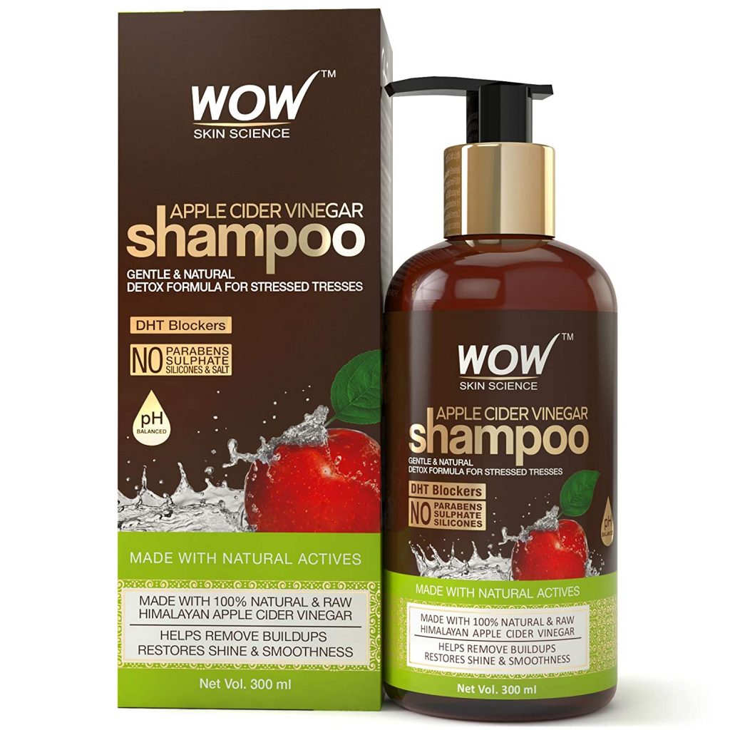 WOW Apple Cider Vinegar No Parabens & Sulphate Shampoo 300 ml The