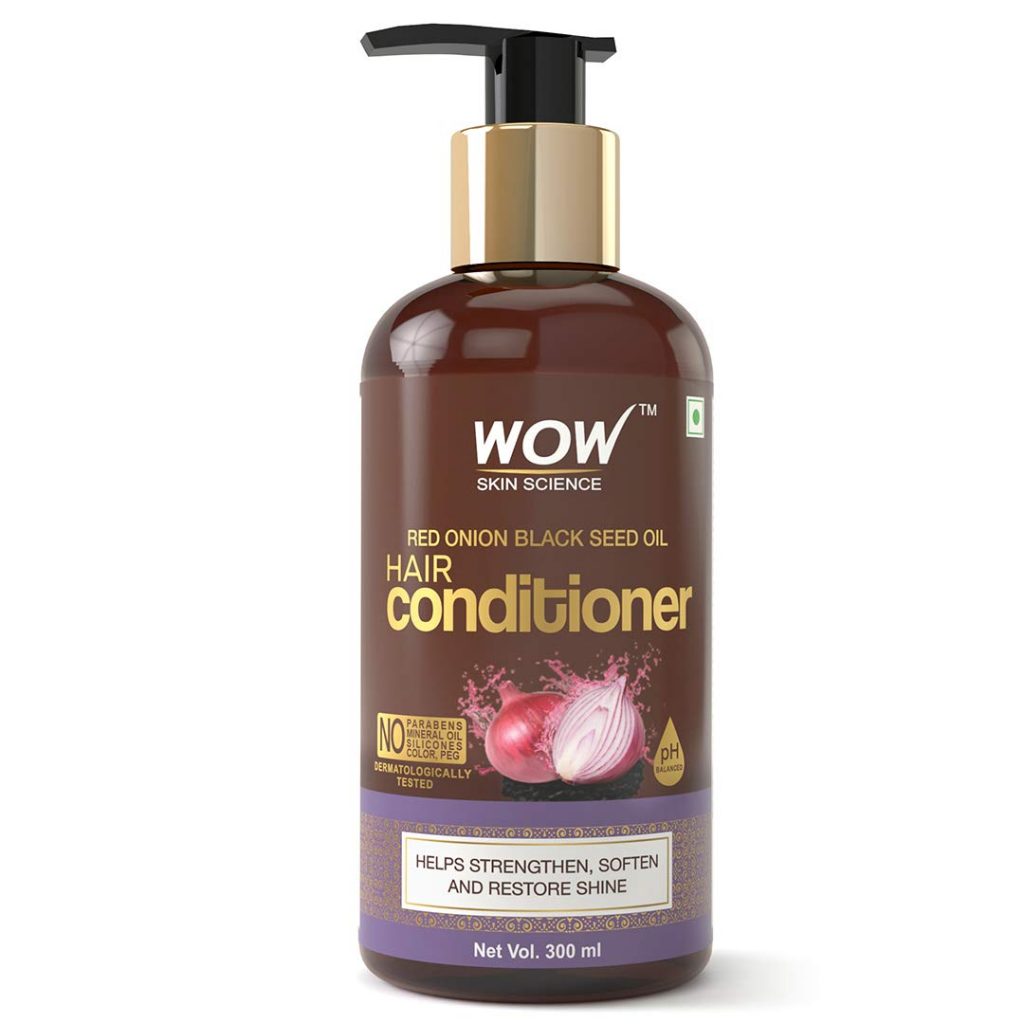 WOW Skin Science Red Onion Black Seed Oil Hair Conditioner with Red