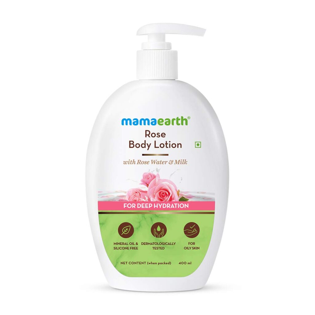 Mamaearth Ubtan Body Lotion with Turmeric & Kokum Butter for Glowing