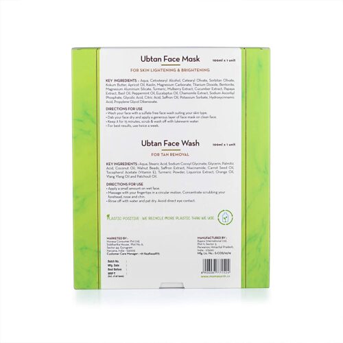 mamaearth ubtan natural face wash