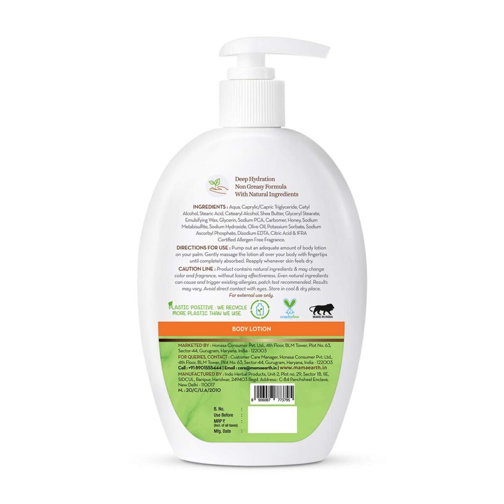 Mamaearth Vitamin C Body Lotion with Vitamin C & Honey for Radiant Skin