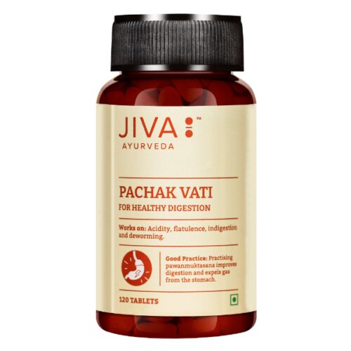 Jiva Ayurveda Pachak Vati (120 Tablets) For flatulence and acidity