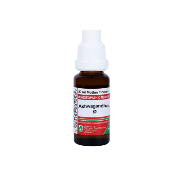 ADEL Germany Ashwagandha Mother Tincture (Q) 20ml for swelling reducing stress constipation
