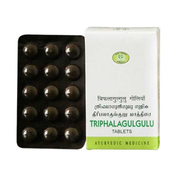 AVN Triphala gulgulu DS Tablets - 120 tablets For Weight Loss, Piles, Fistula, Hemorrhoids, Oedema