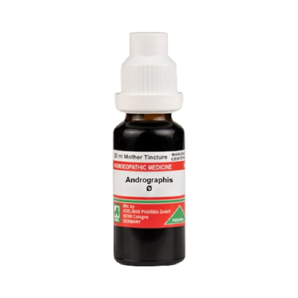 Adel Germany Homeopathic Andrographis Mother Tincture Q for lower sugar cholesterol levels cold