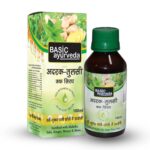 Basic Ayurveda Adrak Tulsi Cough Syrup 100 ml For cold and cough, Infections, allergies and inflammation