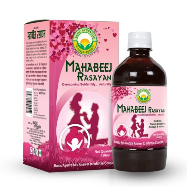 Basic Ayurveda Mahabeej Rasayan 450 ml For strength, stamina and vitality, physical performance