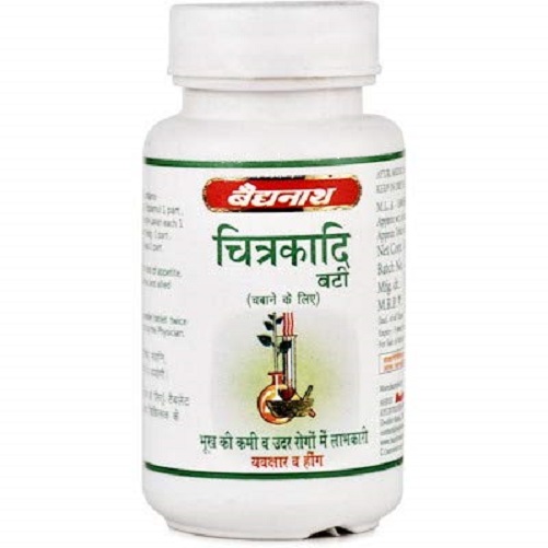 Baidyanath Chitrakadi Bati For Digestion, Constipation