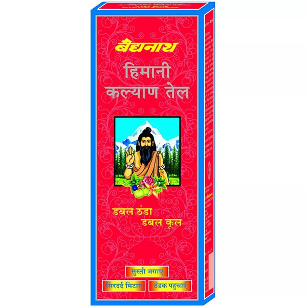 Baidyanath Ayurvedic Himani Kalyan Tail (200ml) For headache, mental stress, hair growth, and sound sleep