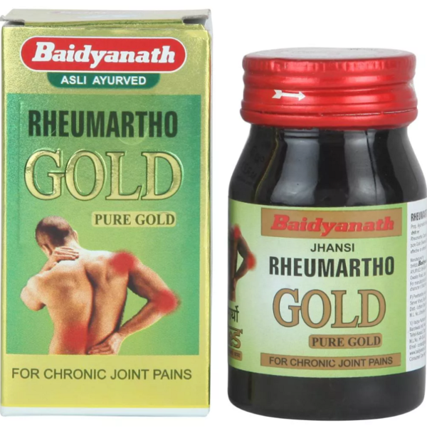 Baidyanath Rheumartho Gold Capsule (30caps) For Heel Pain, Back & Knee Pain, Arthritis and Rheumatism