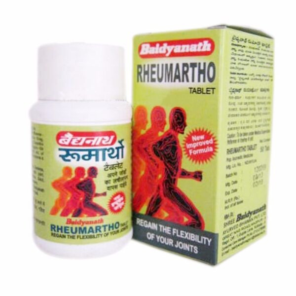Baidyanath Rheuomartho 50 Tablets - Helps To Regain Flexibility of Joints pain