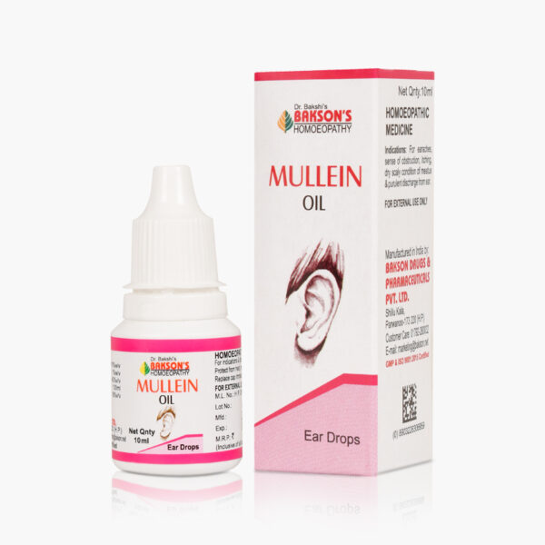 Bakson's Mullein Oil 10ml for ear care