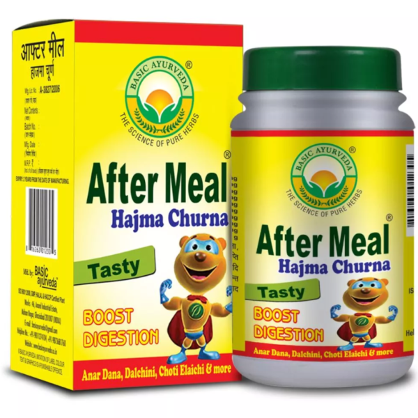 Basic Ayurveda After Meal Hajma Churna 40g For digestion, abdominal disorders, gastrointestinal diseases