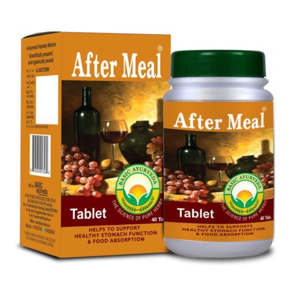 Basic Ayurveda After Meal Tablet 40 Tablets For digestion, bloating and indigestion, acidity
