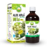 Basic Ayurveda Aloe Amla 50-Fifty Mix Juice 500 ml For skin and hair problems, digestion, immune system