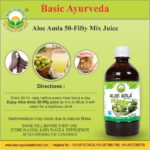 Basic Ayurveda Aloe Amla 50-Fifty Mix Juice 500 ml For skin and hair problems, digestion, immune system - Image 4
