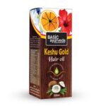 Basic Ayurveda Keshu Gold Hair Oil 100ml For hairfall, soft and shiny hair, strengthen hair - Image 2