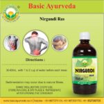 Basic Ayurveda Nirgundi Ras 500 ml For back pain, joint pain, and shoulder pain, knee pain, and muscles cramp - Image 5