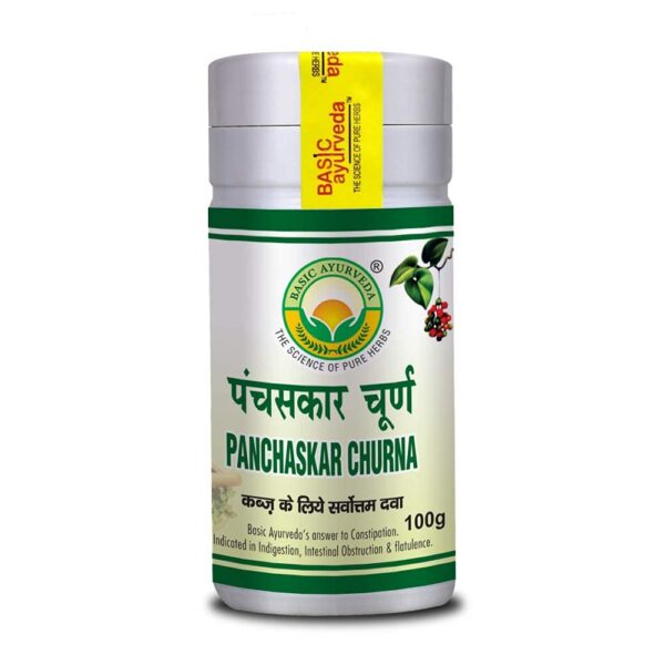 Basic Ayurveda Panchaskar Churna 100g For constipation, digestive health, abdominal pain and appetite