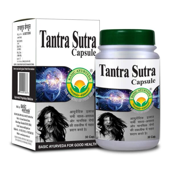 Basic Ayurveda Tantra Sutra Capsule 30 Capsules For mental wellbeing, stabilising the mood, thinking skills