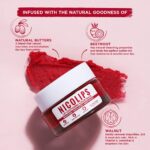 Bella Vita Organic NicoLips Lip Scrub Balm - 20 g For Dark Lips for Men and Women Dry Lips / Smoker / Chapped Lip - Image 4