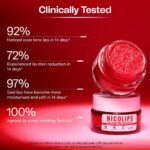 Bella Vita Organic NicoLips Lip Scrub Balm - 20 g For Dark Lips for Men and Women Dry Lips / Smoker / Chapped Lip - Image 5