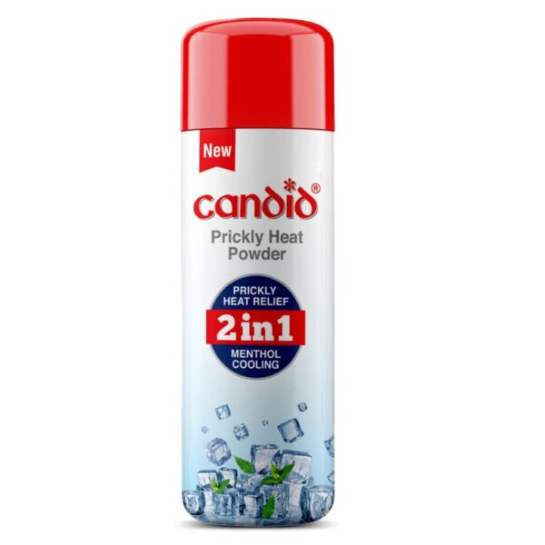 Candid Prickly Heat Powder 120g For sweat, quick-dry effect on sweaty and moist skin