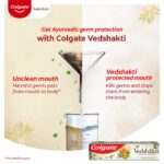 Colgate Swarna Vedshakti Ayurvedic Toothpaste with Neem, Clove (400g) and Colgate Vedshakti Mouth Protect Spray with Breath Freshener, 10g - Image 2
