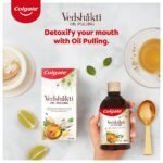 Colgate Vedshakti Oil Pulling 200ml with Clove, Lemon For oral health, keeping oral diseases at bay - Image 2