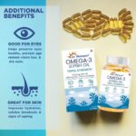 Dr Morepen Omega-3 Deep Sea Fish Oil Triple Strength (60 Softgels) For heart disease, heart, brain, eyes and joints health - Image 5