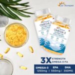 Dr Morepen Omega-3 Deep Sea Fish Oil Triple Strength (60 Softgels) For heart disease, heart, brain, eyes and joints health - Image 6