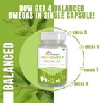 DR. MOREPEN Omega 3 6 7 9 (60 Veg Capsules) For heart and brain function, bones and joint strength - Image 2