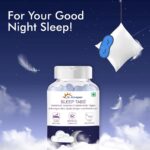 DR. MOREPEN Sleep Tabs 60 Veg Tablets For relaxed and deep sleep, Better Sleep Cycle - Image 2