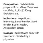 DABUR Giloy Tablet- (60 + 20 tablets Free) For Immunity | Blood Purification, respiratory problems - Image 5