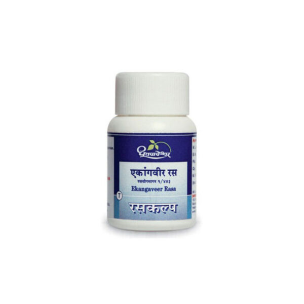 Dhootapapeshwar Ekangaveer Rasa Tablet 60 tablet for overall well-being, vata doshas