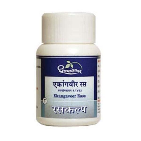 Dhootapapeshwar Ekangaveer Rasa Tablet 60 tablet for sciatica, paralysis, facial palsy