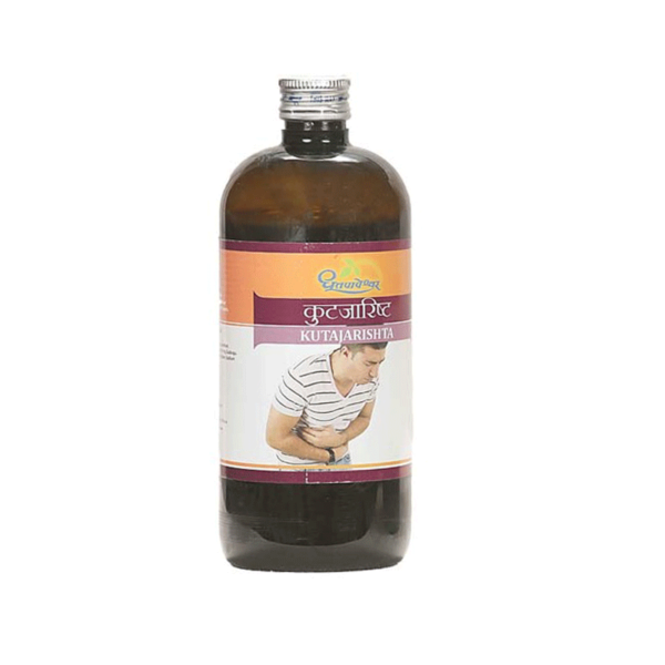Dhootapapeshwar Kutajarishta 450 ml for diarrhoea, digestive system, metabolism