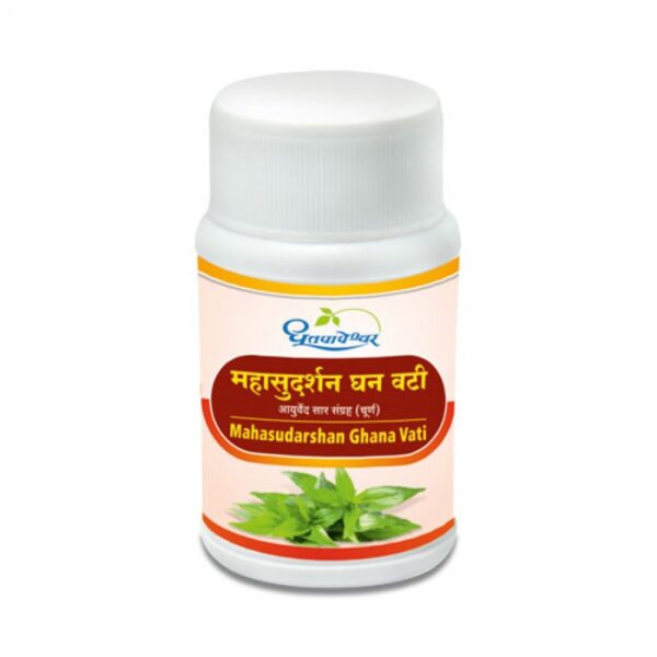Dhootapapeshwar Mahasudarshan Ghana Vat 50 tablet for fever, indigestion