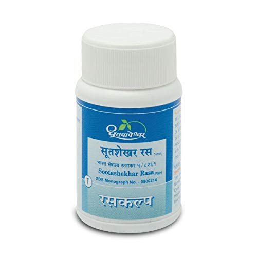 Dhootapapeshwar Sootashekhar Rasa (Plain) Tablet 100 tablet for cough, cold, vomiting, diarrhoea