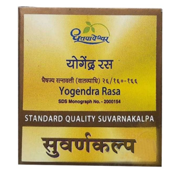 Dhootapapeshwar Yogendra Rasa Standard Quality Suvarnakalpa Tablet 10 tablet for diabetics, urinary tract