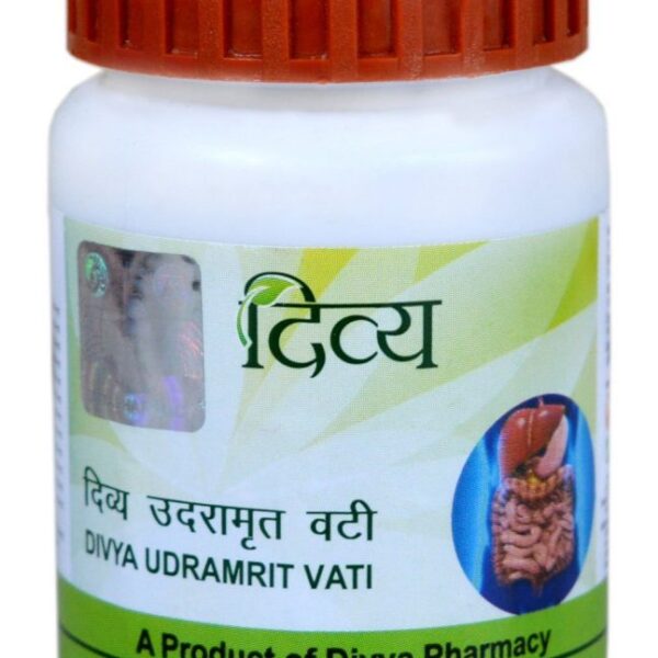 Patanjali Divya Udramrit Vati 40gm / 80 Tablet, abdominal pain, dyspepsia, indigestion, liver diseases, jaundice, anaemia, chronic fever
