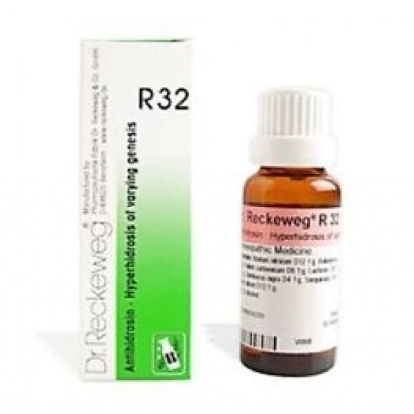 Dr Reckeweg R32 Homeopathic Drops 22 ml for fever Excessive Perspiration Fever Care