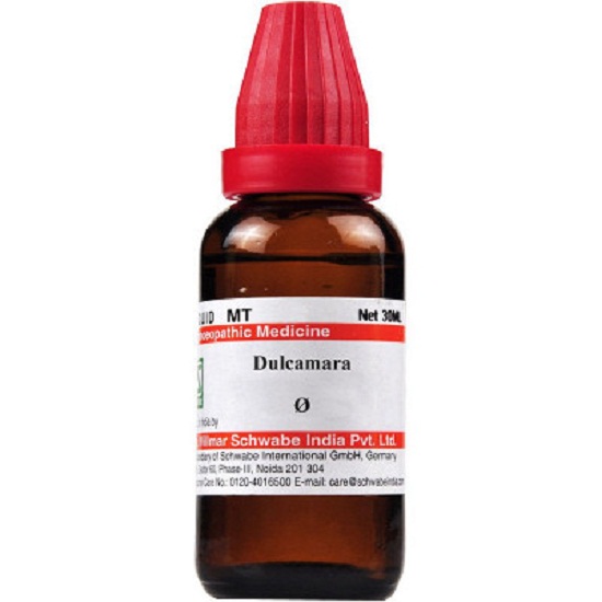 Dr Willmar Schwabe India Dulcamara Mother Tincture (Q) (30ml) for joint pains asthma skin disorders eczema
