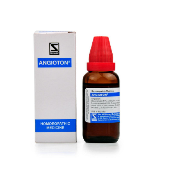 Dr Willmar Schwabe India Homoeopathic Angioton Drops (30ml) Weakness for blood pressure vertigo